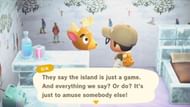 Villagers are becoming more aware in Animal Crossing: New Horizons (Image via GamesRadar)